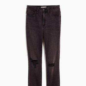 Madewell Curvy High-Rise Skinny Jeans in Black Sea
